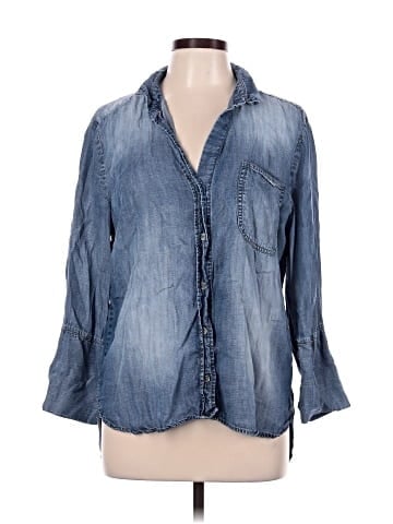 Cloth & Stone 3/4 Sleeve Button-Down Shirt (view 1)