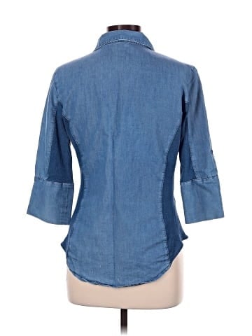 Ci Sono 3/4 Sleeve Button-Down Shirt (view 2)