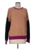 Express Color Block Brown Pullover Sweater Size M - photo 1