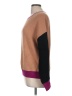 Express Color Block Brown Pullover Sweater Size M - photo 5