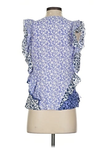 Tanya Taylor Sleeveless Silk Top (view 2)