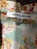 Rose + Olive 100% Polyester Floral Green Short Sleeve Blouse Size XL - photo 7