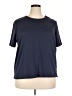 Blair Blue Short Sleeve Top Size XXL - photo 1