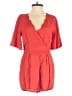 Jun & Ivy Solid Red Romper Size XXS - photo 1