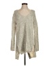 Point Sur Metallic Silver Pullover Sweater Size XS - photo 1