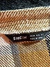 Shein 100% Polyester Plaid Brown Jacket Size XS - photo 6