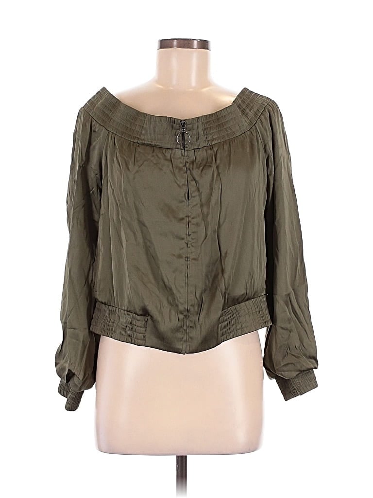 Pre-owned Bcbgmaxazria Jacket In Green