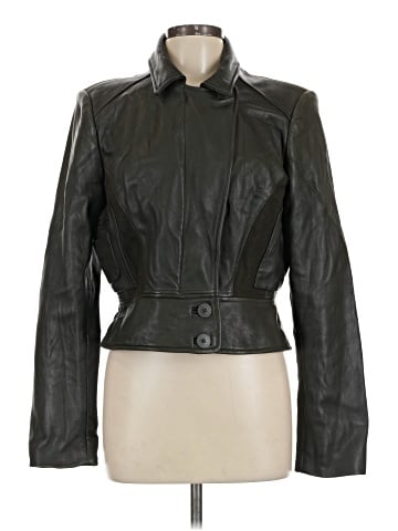 Nicole Miller Leather Jacket (view 1)