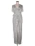 Phase Eight Metallic Silver Jumpsuit Size 18 - photo 1