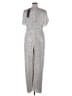 Phase Eight Metallic Silver Jumpsuit Size 18 - photo 2