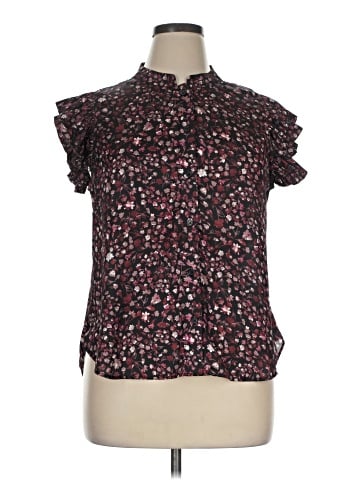 RACHEL Rachel Roy Short Sleeve Blouse (view 1)
