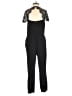 Ann Taylor LOFT 100% Polyester Solid Black Jumpsuit Size 00 Petite - photo 2