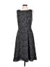 Talbots Outlet 100% Polyester Polka Dots Black Cocktail Dress Size 10 - photo 1