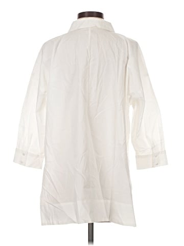 Eileen Fisher 3/4 Sleeve Button-Down Shirt (view 2)