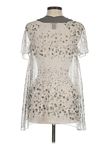 Ella Moss Short Sleeve Silk Top (view 2)