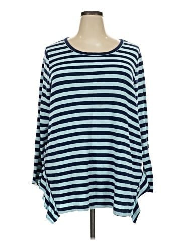 Lane Bryant 3/4 Sleeve T-Shirt (view 1)