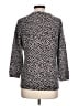 Talbots 100% Cashmere Animal Print Gray Cashmere Pullover Sweater Size L - photo 2