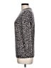 Talbots 100% Cashmere Animal Print Gray Cashmere Pullover Sweater Size L - photo 5