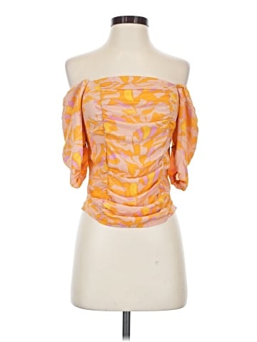 Rose + Olive Short Sleeve Blouse (view 1)