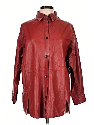 Zara Faux Leather Jacket (view 1)