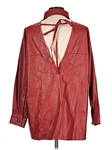 Zara Faux Leather Jacket (view 2)