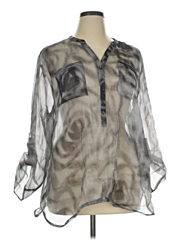 Maggie Barnes for Catherines 3/4 Sleeve Blouse (view 1)
