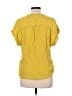 Twine & String Yellow Short Sleeve Top Size L - photo 2