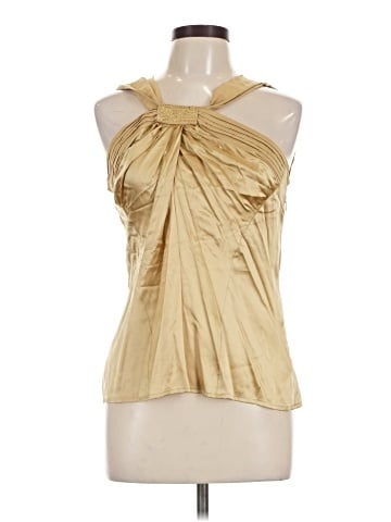 Cache Sleeveless Silk Top (view 1)