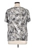 Basic Editions Silver Short Sleeve Top Size 1X - photo 2
