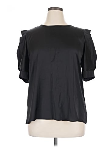 Worthington Short Sleeve Blouse (view 1)