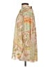 Rose + Olive 100% Polyester Paisley Green Long Sleeve Blouse Size L - photo 5