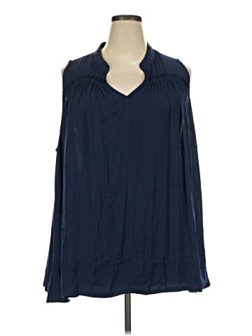 Lane Bryant Long Sleeve Blouse (view 1)