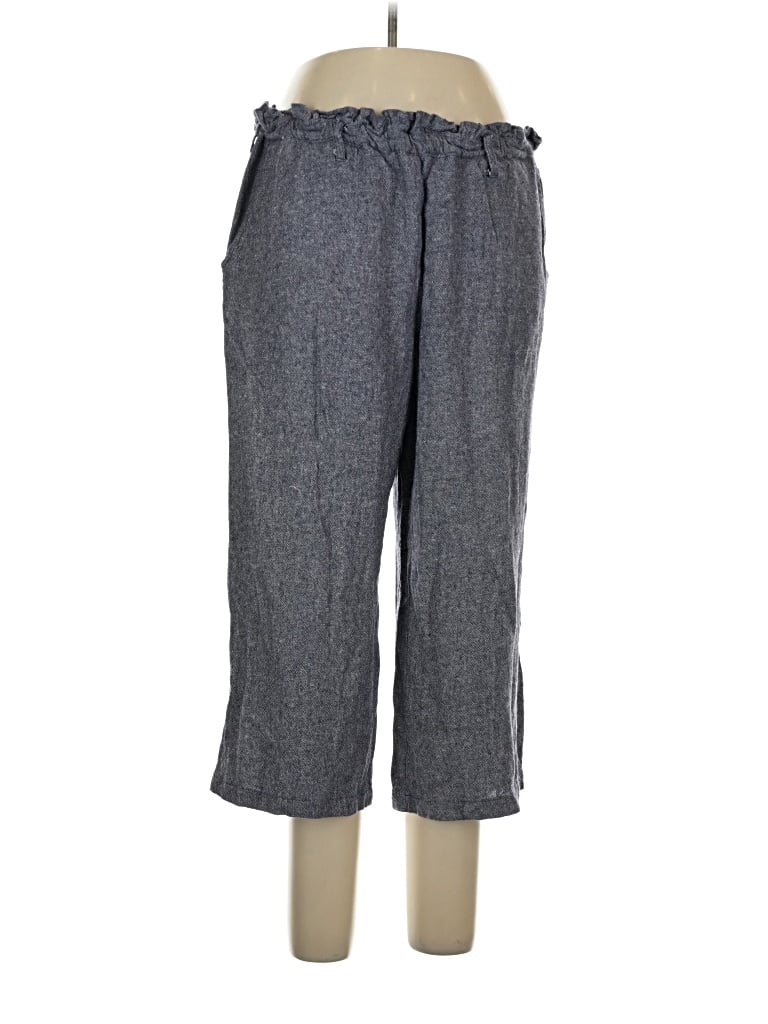 Pre-owned Fever Linen Pants In Gray
