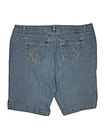 Just My Size Denim Shorts (view 2)