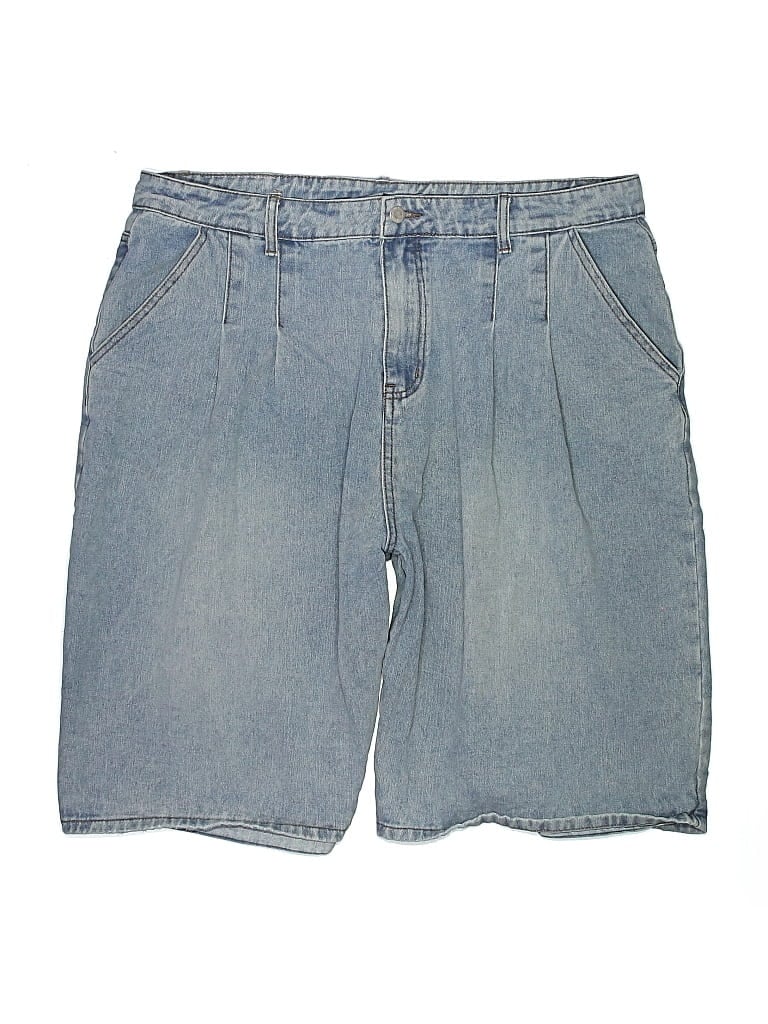 Pre-owned Cider Denim Shorts In Blue