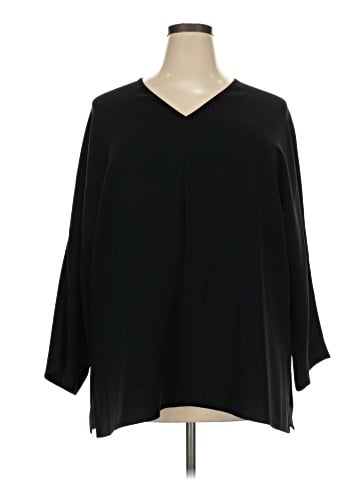 Lafayette 148 New York 3/4 Sleeve Blouse (view 1)