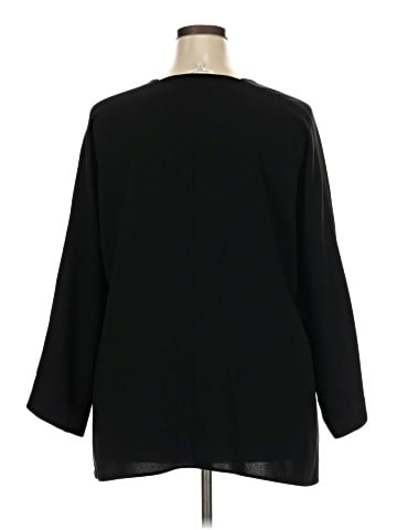Lafayette 148 New York 3/4 Sleeve Blouse (view 2)