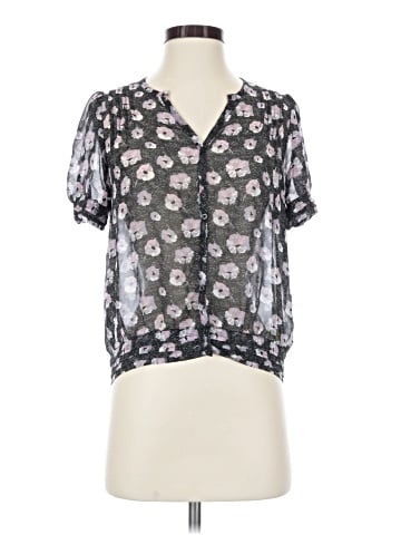 Pins and Needles Short Sleeve Blouse (view 1)