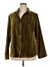 Cider 100% Polyester Metallic Gold Long Sleeve Blouse Size XL - photo 1