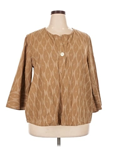 Purejill 3/4 Sleeve Blouse (view 1)