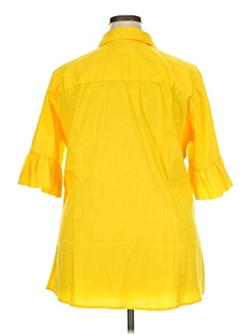 Ashley Stewart 3/4 Sleeve Button-Down Shirt (view 2)