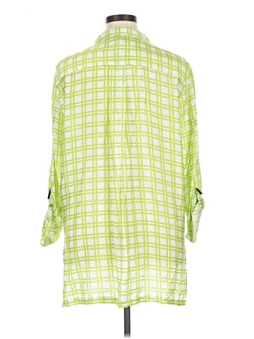 MULTIPLES 3/4 Sleeve Button-Down Shirt (view 2)