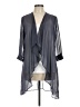 SLNY 100% Polyester Gray Cardigan Size 10 (petite) - photo 1
