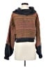 Free People Color Block Black Brown Pullover Sweater Size XS - photo 1