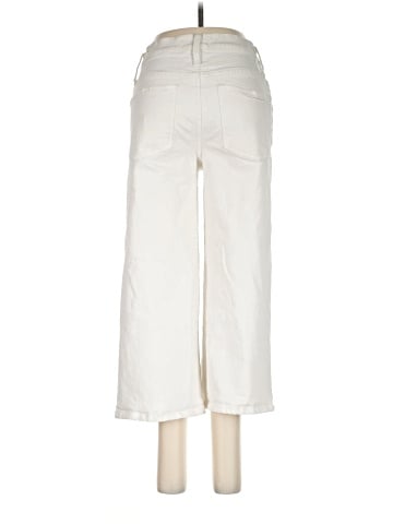 Madewell Petite Wide-Leg Crop Jeans in Tile White (view 2)