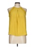 Mine Yellow Sleeveless Blouse Size L - photo 1