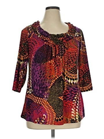 New Directions 3/4 Sleeve Blouse (view 1)