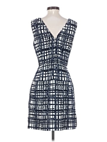 Madewell Midnight Dress in Brushstroke Plaid (view 2)