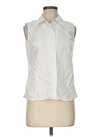 Chadwicks Sleeveless Button-Down Shirt (view 1)