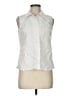 Chadwicks Ivory Sleeveless Button-Down Shirt Size 8 - photo 1